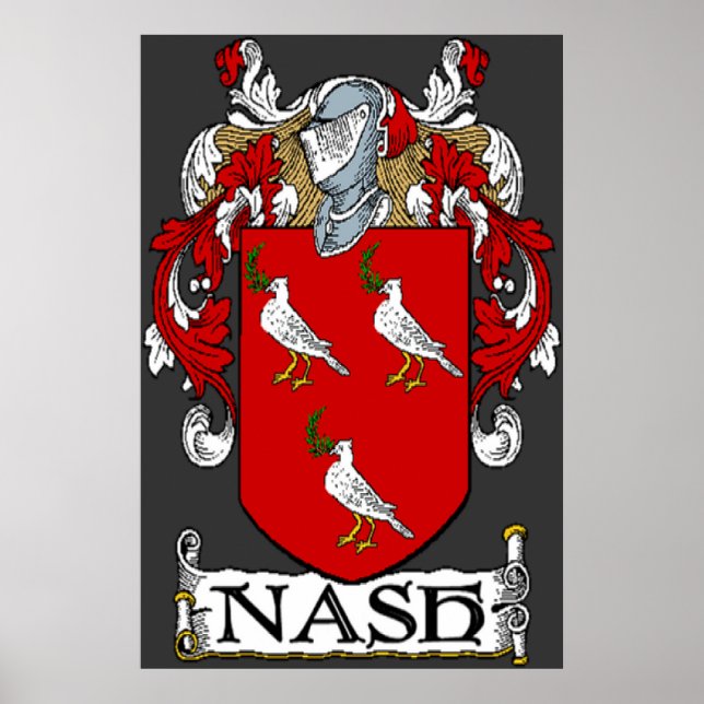 Poster Armoiries de Nash Imprimer (Devant)
