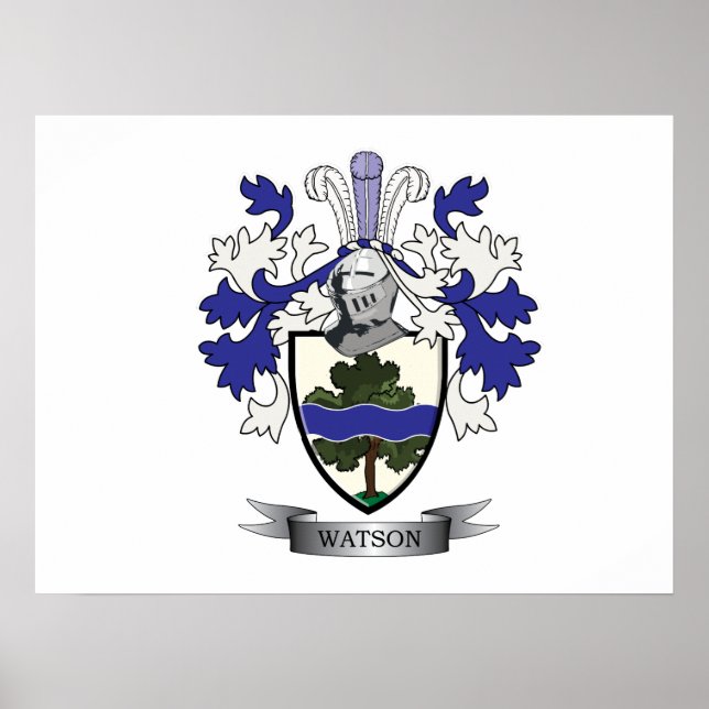 Poster Armoiries de Watson Family Crest (Devant)