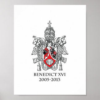 Poster Armoiries du pape Benoît XVI Imprimer