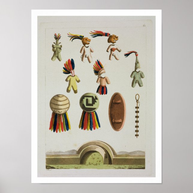 Poster Armoiries mexicaines (litho couleur) (Devant)