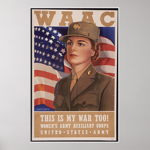 Poster Army Air Corp des femmes