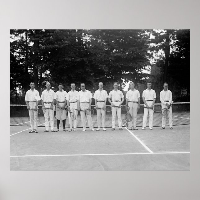 Poster Army Tennis Team, 1920s (Devant)