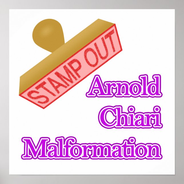 Poster Arnold Chiari Malformation (Devant)