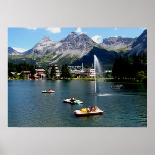 Poster Arosa en Suisse