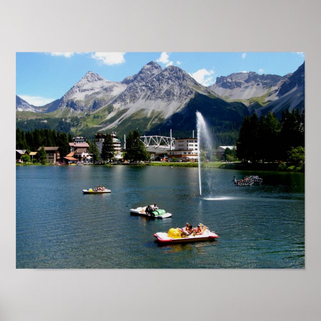 Poster Arosa en Suisse (Devant)