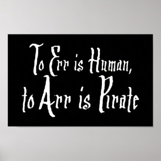 Poster Arr Pirate
