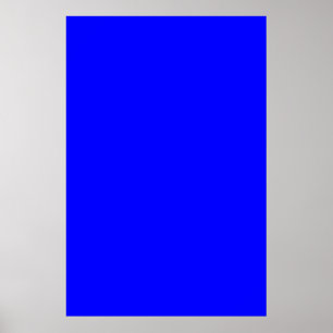 Poster Arrière - plan couleur bleu clair Royal Solid Tren