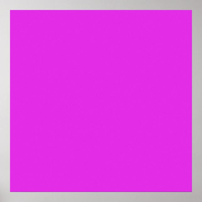 Poster Arrière - plan couleur violet brillant Magenta (Devant)