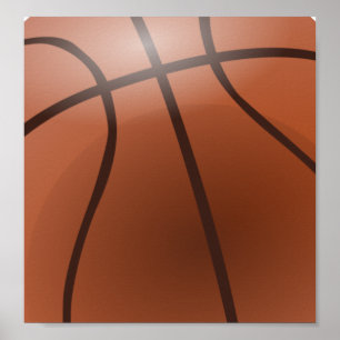 Poster Arrière - plan de basket