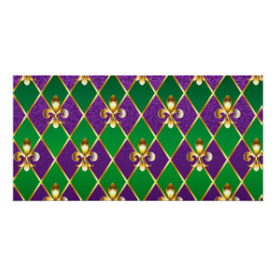 Poster Arrière - plan de bijoux Mardi Gras