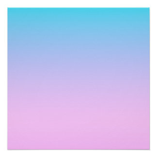 Poster Arrière - plan dégradé bleu et rose
