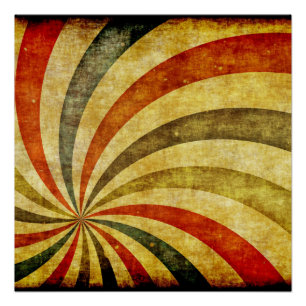 Poster Arrière - plan grunge vintage comme cirque de