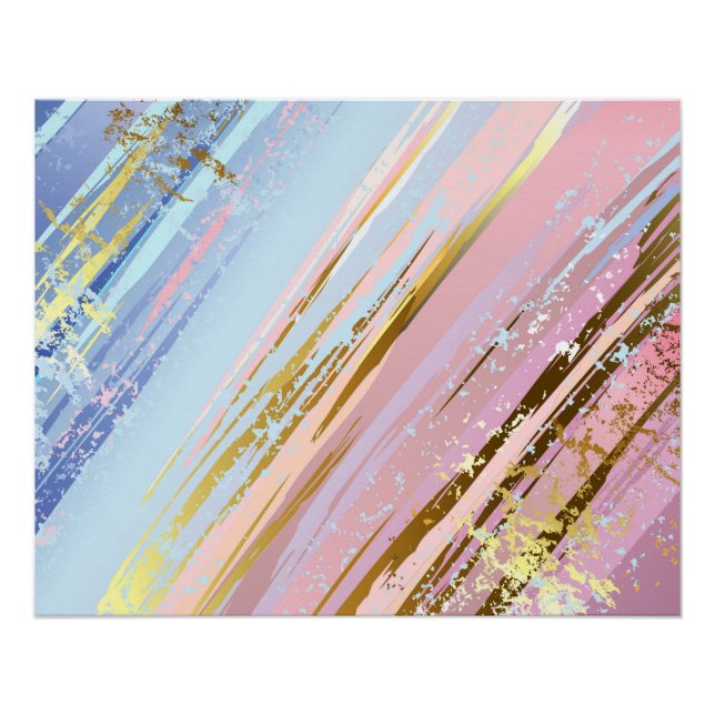 Poster Arrière - plan rose texturé (Devant)