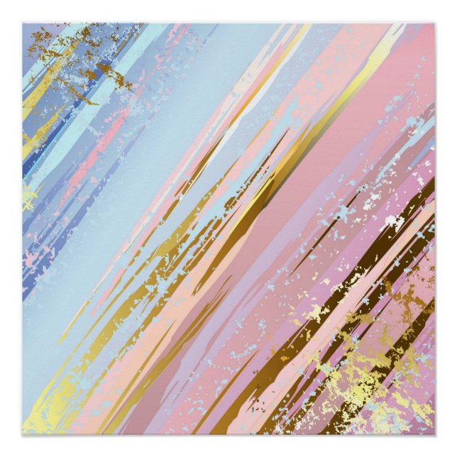 Poster Arrière - plan rose texturé (Devant)