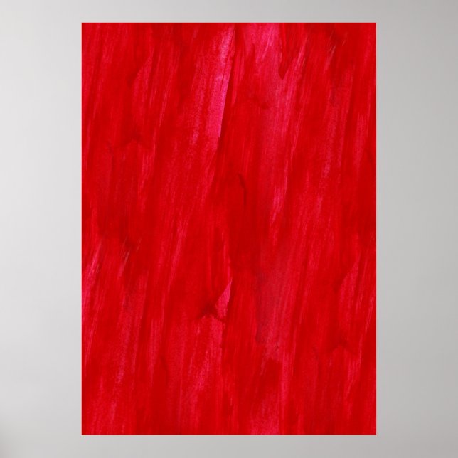 Poster Arrière - plan Rouge Sans Fil Abstrait Et Aquarell (Devant)