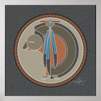 Poster arrière - plan Spirit Of Bear grey