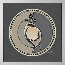 Poster arrière - plan Spirit Of Quail grey