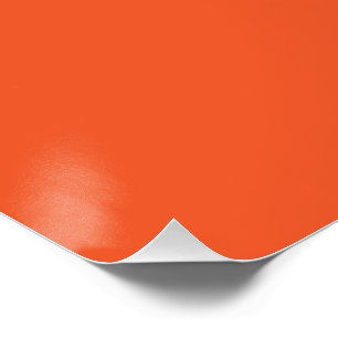 Poster Arrière-plan uni minimaliste orange vif