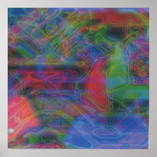 POSTER ART ABSTRAIT