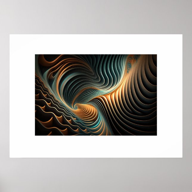 Poster Art Abstrait (Devant)