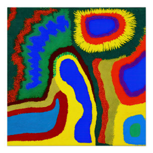 Poster Art Abstrait autochtone Vol 08