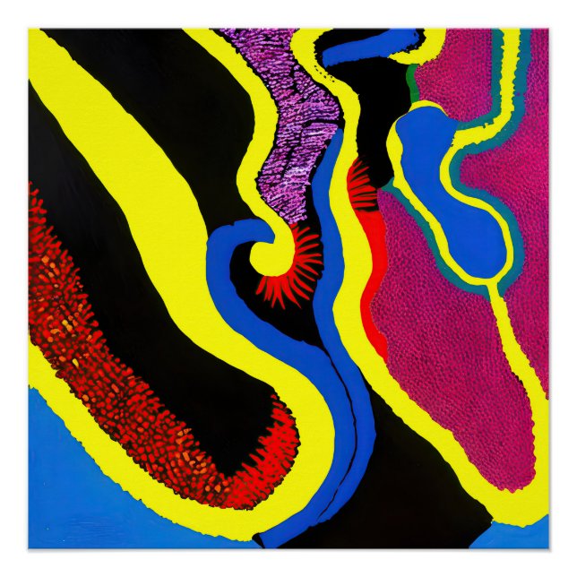 Poster Art Abstrait autochtone Vol 11 (Devant)