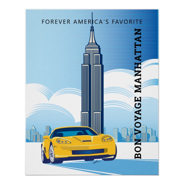 POSTER ART AUTO ZEE-O-SIX ÉLÉGANT (Devant)