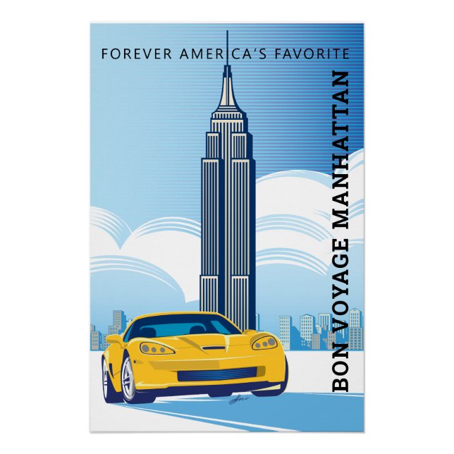 POSTER ART AUTO ZEE-O-SIX ÉLÉGANT (Devant)