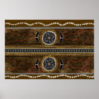 Art autochtone Canvas - cueillette de nourriture p