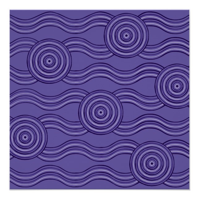 Poster Art autochtone melaleuca (Devant)