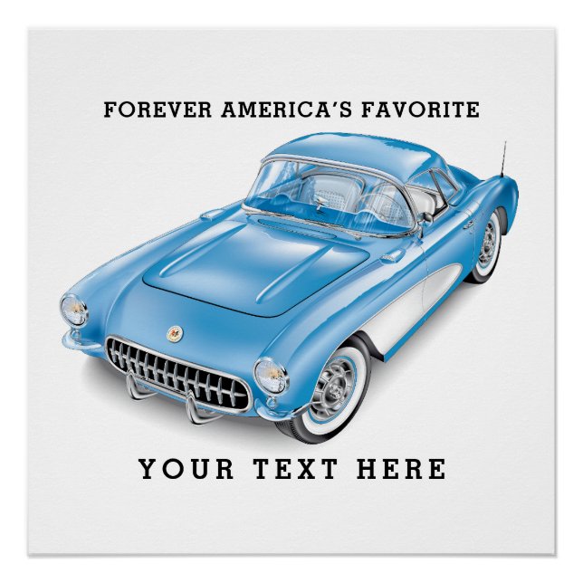 POSTER ART AUTOMOBILE C-ONE (Devant)