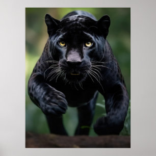 Poster Art Black Leopard