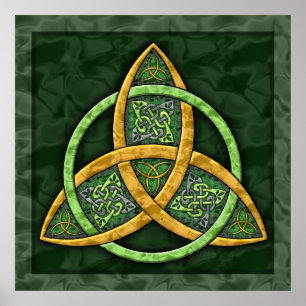 Poster Art Celtique Trinity Knot Imprimer