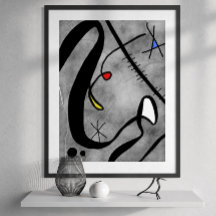 Art contemporain abstrait (non encadré)
