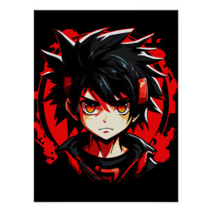 Poster Art créatif d'anime pour mur Garçons 11