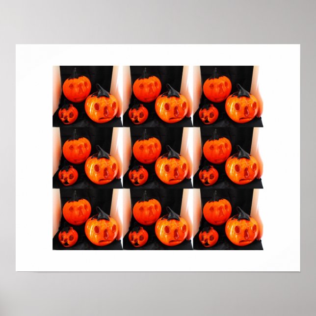 Poster art de citrouilles uniquement (Devant)