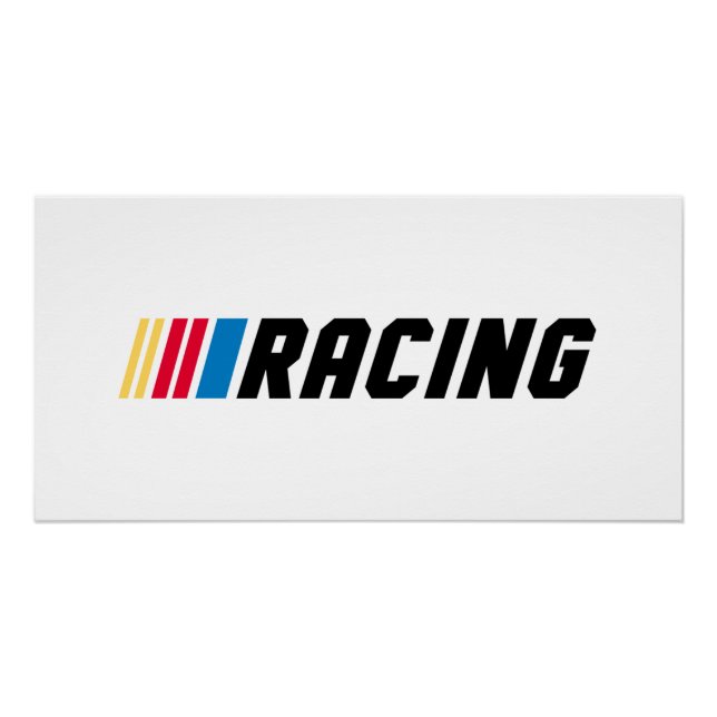 Poster Art de course NASCAR (Devant)
