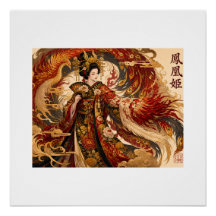 Art de Geisha Phoenix Japonais | Conception de Myt