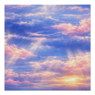 Poster Art de paysage photographique édité (meilleure qua