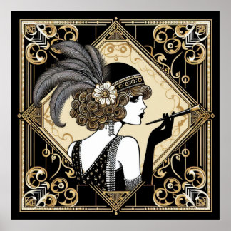 Poster Art Déco Années 2
