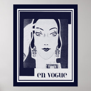 Poster Art Déco en Vogue des années 1930