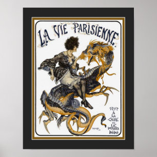 Poster Art Déco La Vie Parisienne 1920 (Modifier)