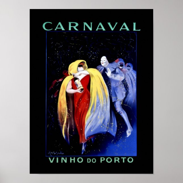 Poster Art Déco Leonetto Cappiello "Carnaval" (Devant)