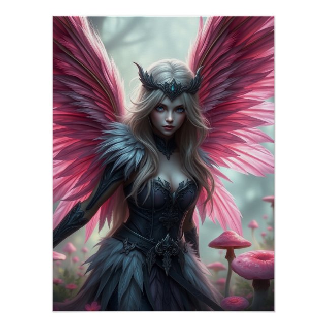Poster Art Fairy Rose Parfumé (Devant)