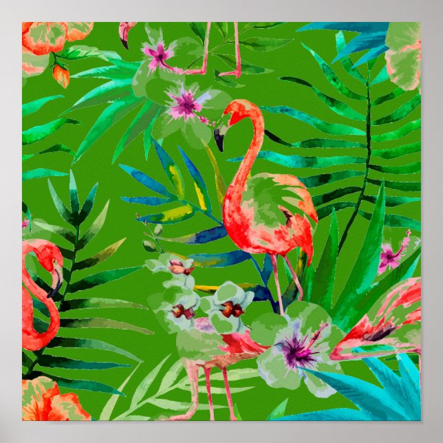 Poster Art flamand tropical (Devant)