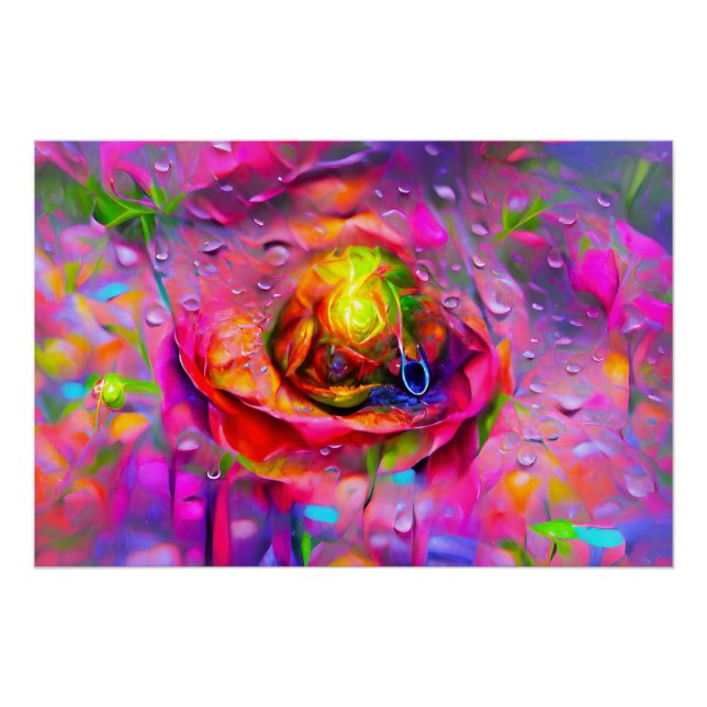 Poster Art Floral Surreal (Devant)