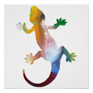 Poster Art Gecko