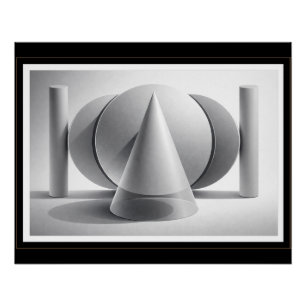 Poster Art géométrique moderne minimal