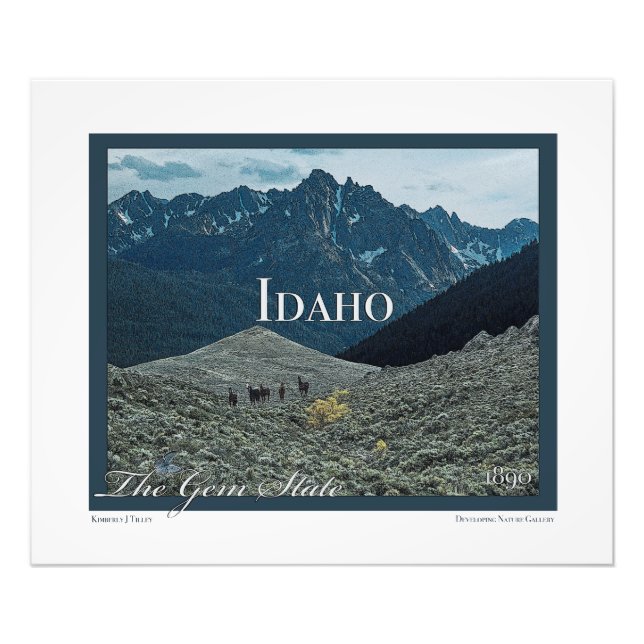 Poster Art Idaho (Devant)