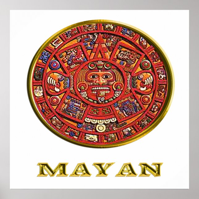 Poster art indien maya (Devant)